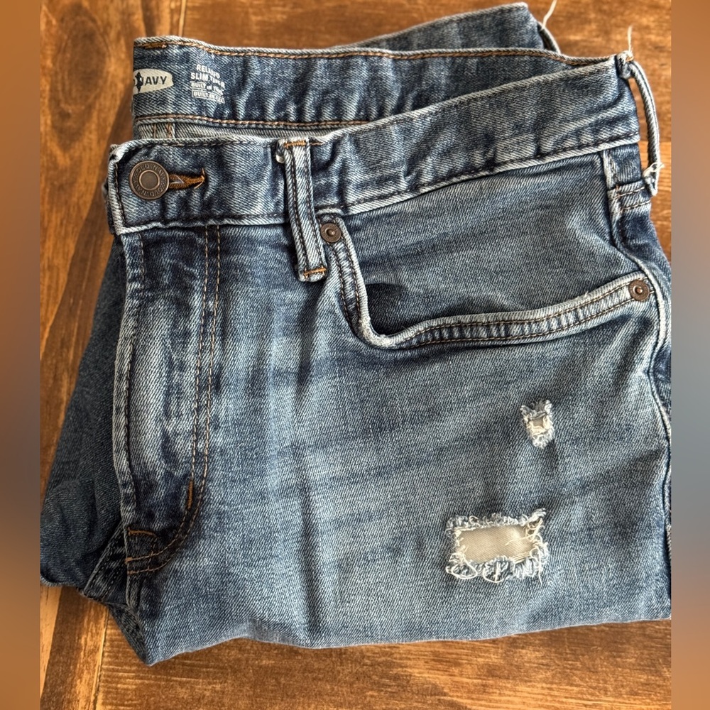 Relaxed Slim Taper Built-In Flex Jeans